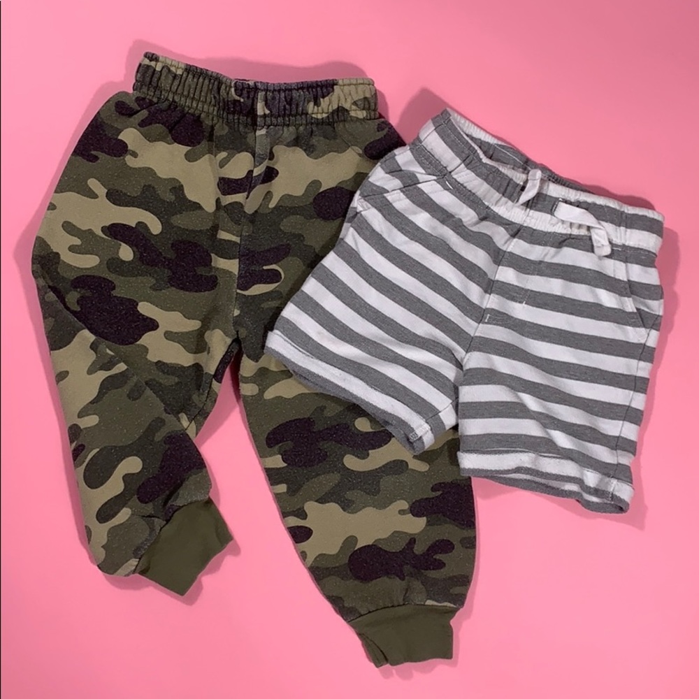 LOT of 2 sweatpants bottoms Boys size 2T